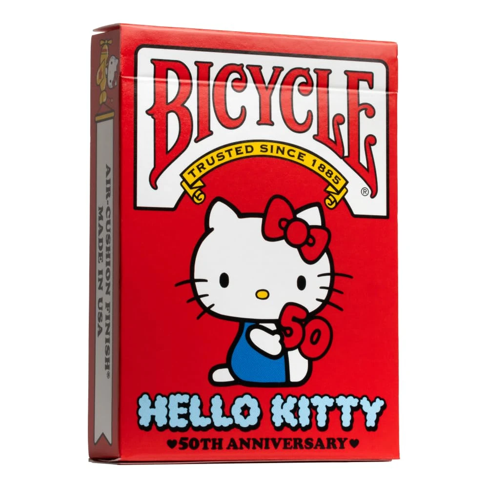 Bicycle Hello Kitty Plyaing cards deck for collectors, Red