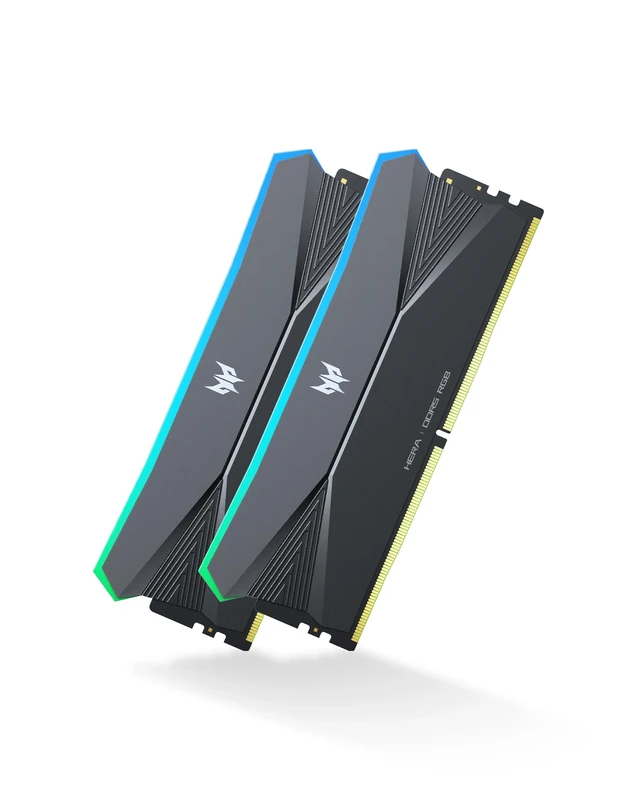 Acer Predator Hera DDR5 RGB RAM 64GB (32GBx2) 6400MHz CL32 Computer Memory (PC5-57600) AMD EXPO Intel XMP Compatible, Black