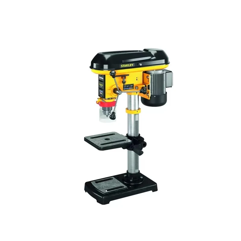Stanley 16Mm Drill Press – 600W Powerful Motor | 9 Variable Speed Settings | Heavy-Duty Benchtop Design for Precision Drilling | Ideal for Wood, Metal & DIY Projects