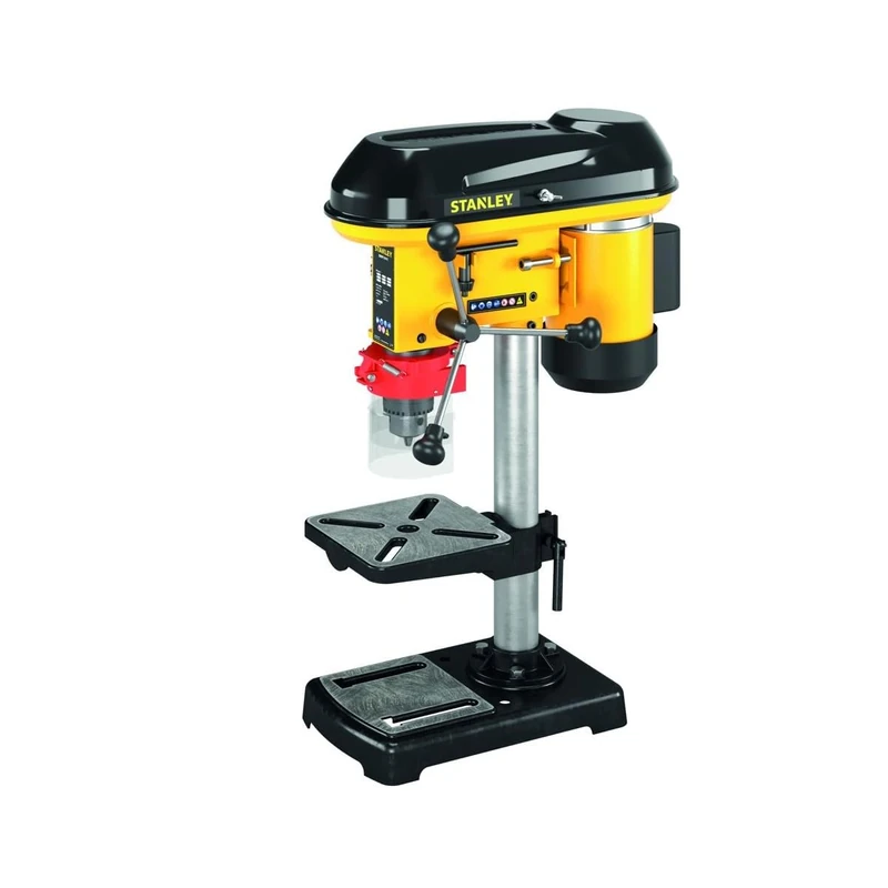 Stanley 13Mm Drill Press – 400W Powerful Motor | 9 Variable Speed Settings | Heavy-Duty Benchtop Design for Precision Drilling | Ideal for Wood, Metal & DIY Projects
