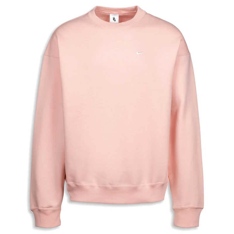 Nike Men's Nrg Crew Sweat Sweatshirt, Bleached Coral, Whi, XL