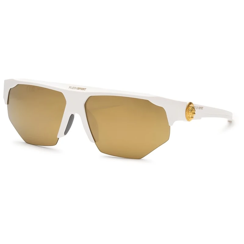 PHILIPP PLEIN SPORT Men's Plein Sport Gaze Sunglasses, matt White, 62/13/135