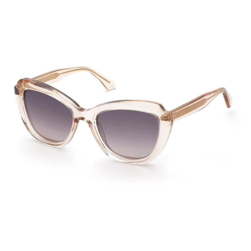 TWINSET Women's Stw069v Sunglasses, Shiny Transp.Peach, 53/19/140