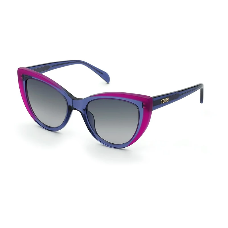 TOUS Women's Stoc34v Sunglasses, Shiny Opal Violet, 53/19/140
