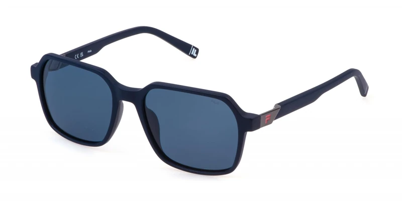 Fila Men's Sfi890v Sunglasses, Matt Blue, 56/18/145