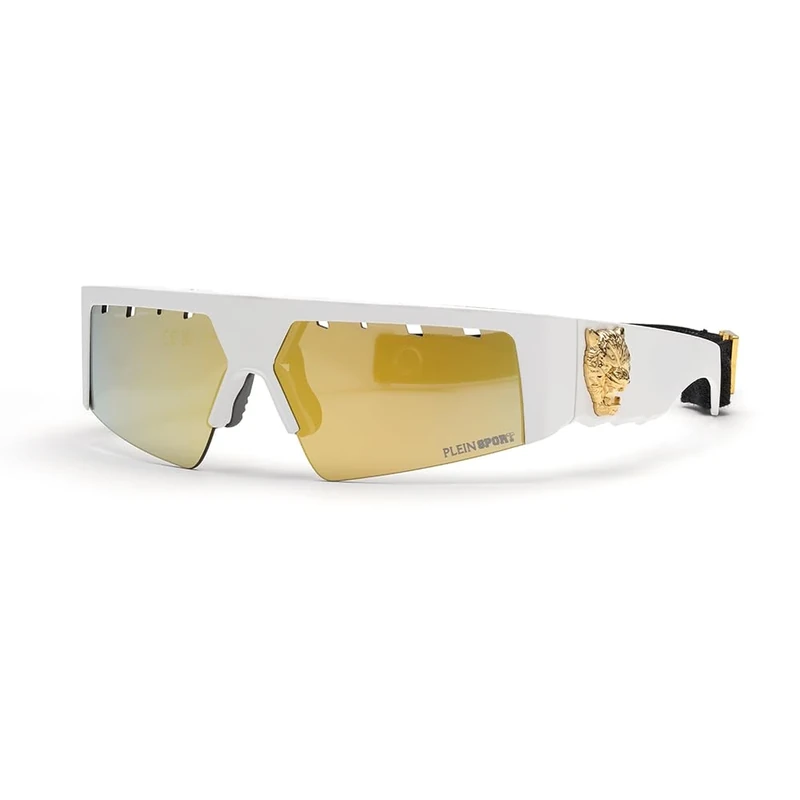 PHILIPP PLEIN SPORT Men's The Flame Sunglasses, matt White, 71/12/130