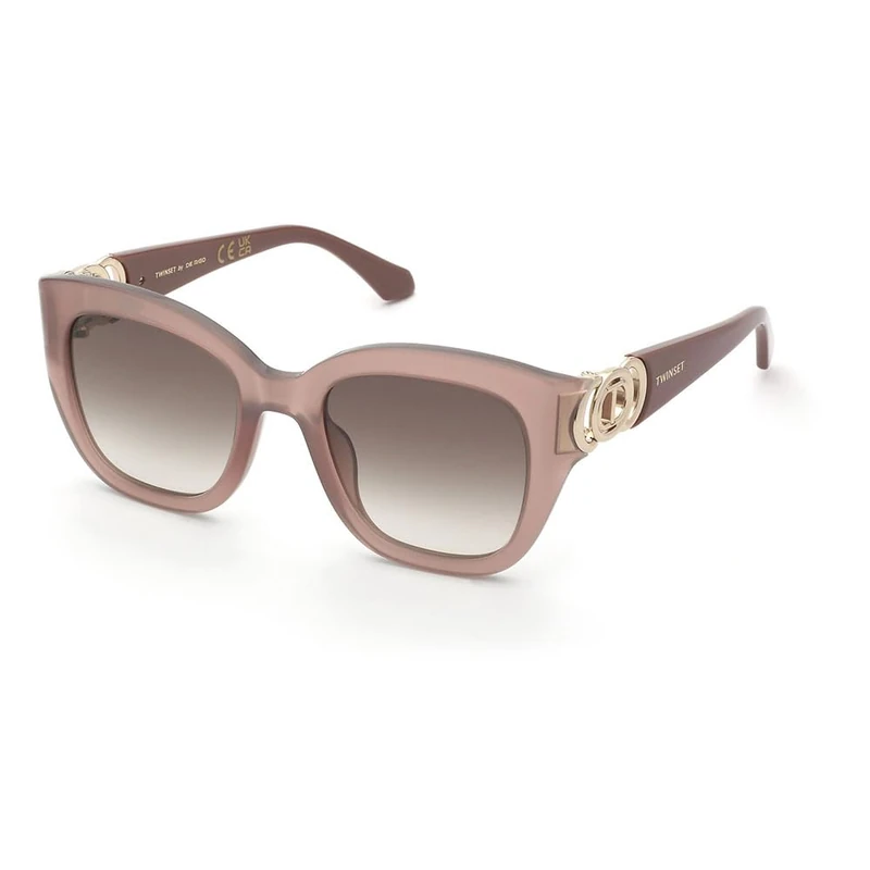 TWINSET Women's Stw065 Sunglasses, Shiny Opal Pink, UK 36