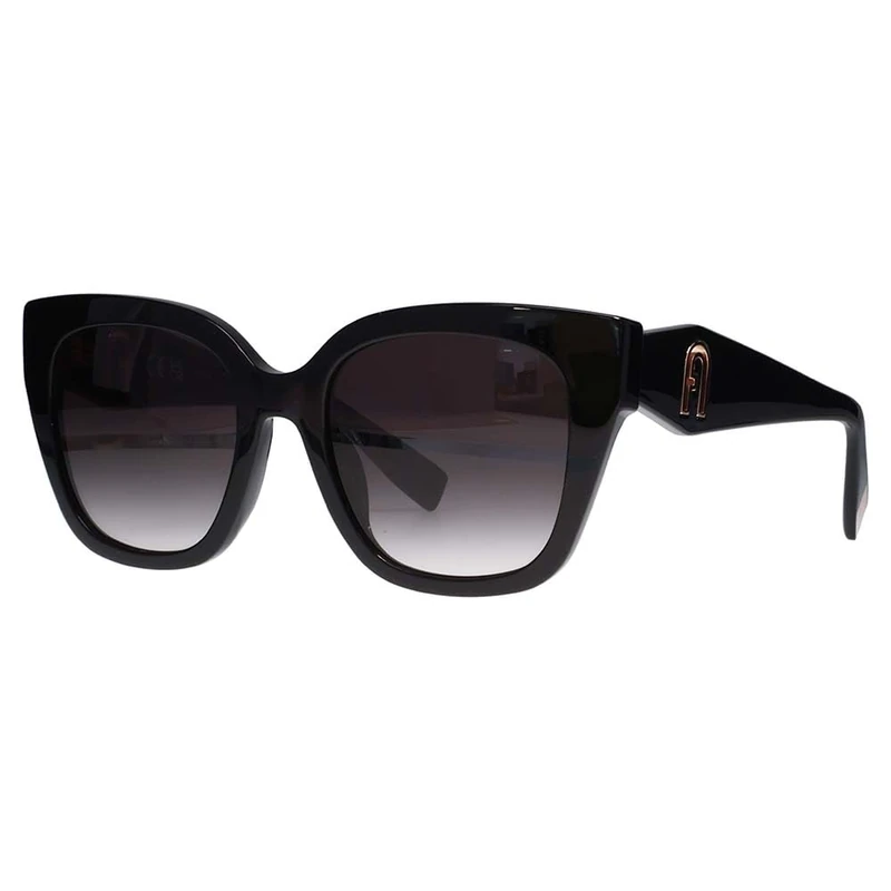 Furla Glasses for Women, shiny black, UK 40