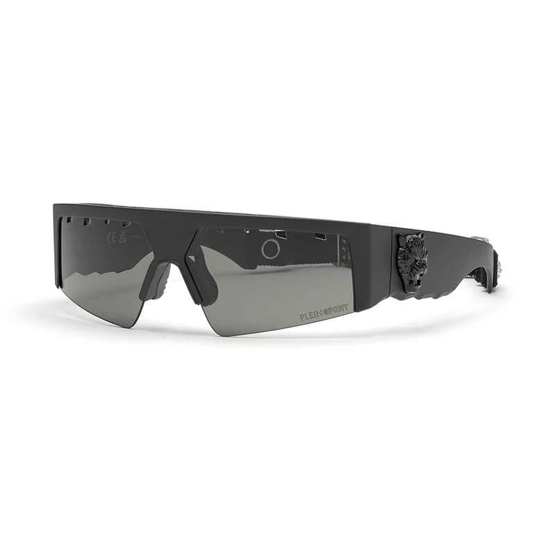 PHILIPP PLEIN SPORT Men's The Flame Sunglasses, Matte Black, 71/12/130