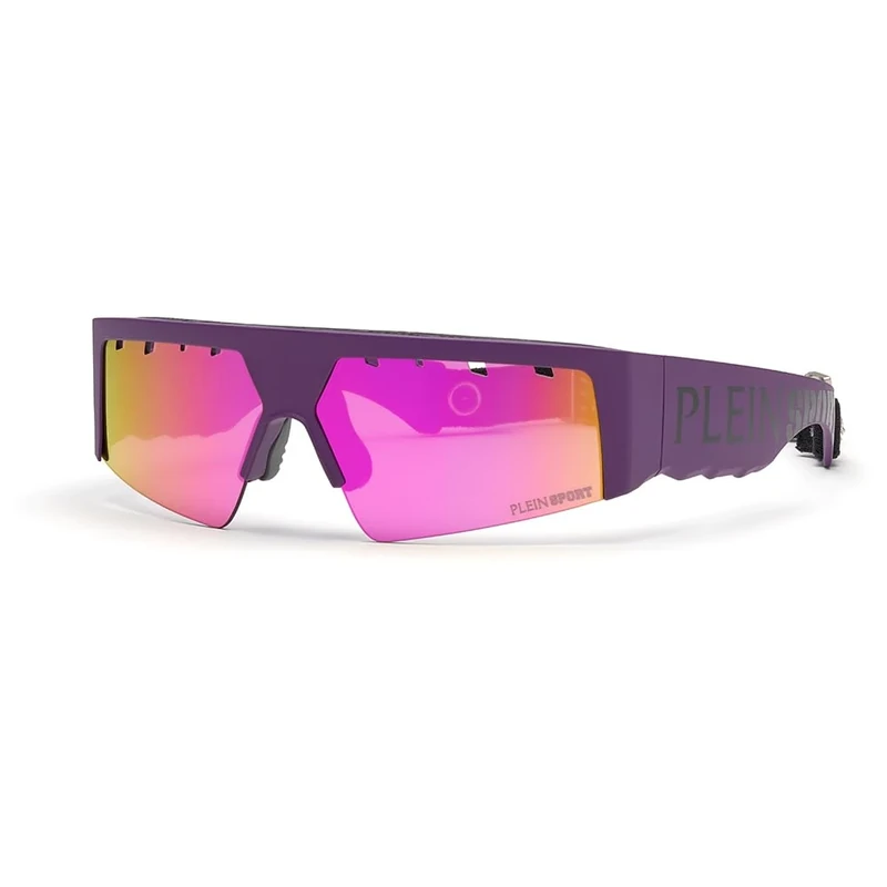 PHILIPP PLEIN SPORT Men's The Flame Sunglasses, Matt Full Violet, 71/12/130