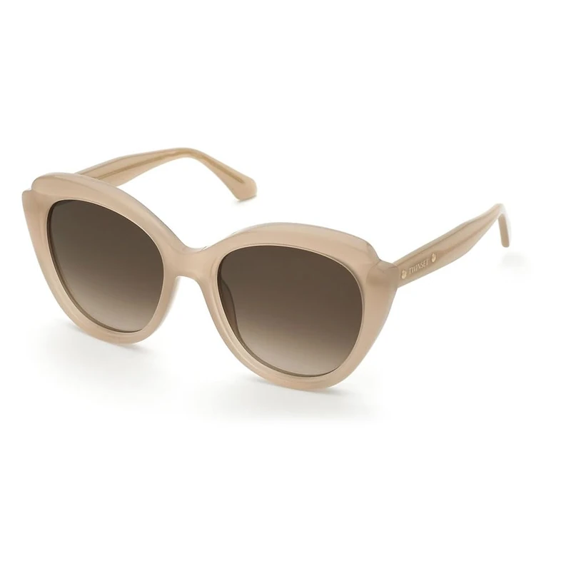 TWINSET Women's Stw070 Sunglasses, Shiny Opal Beige, UK 26