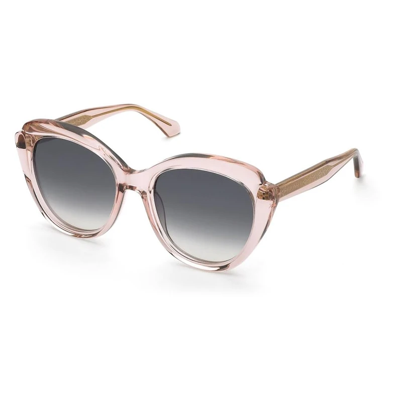 TWINSET Women's Stw070v Sunglasses, Shiny, Clear, Pink, 54/19/140