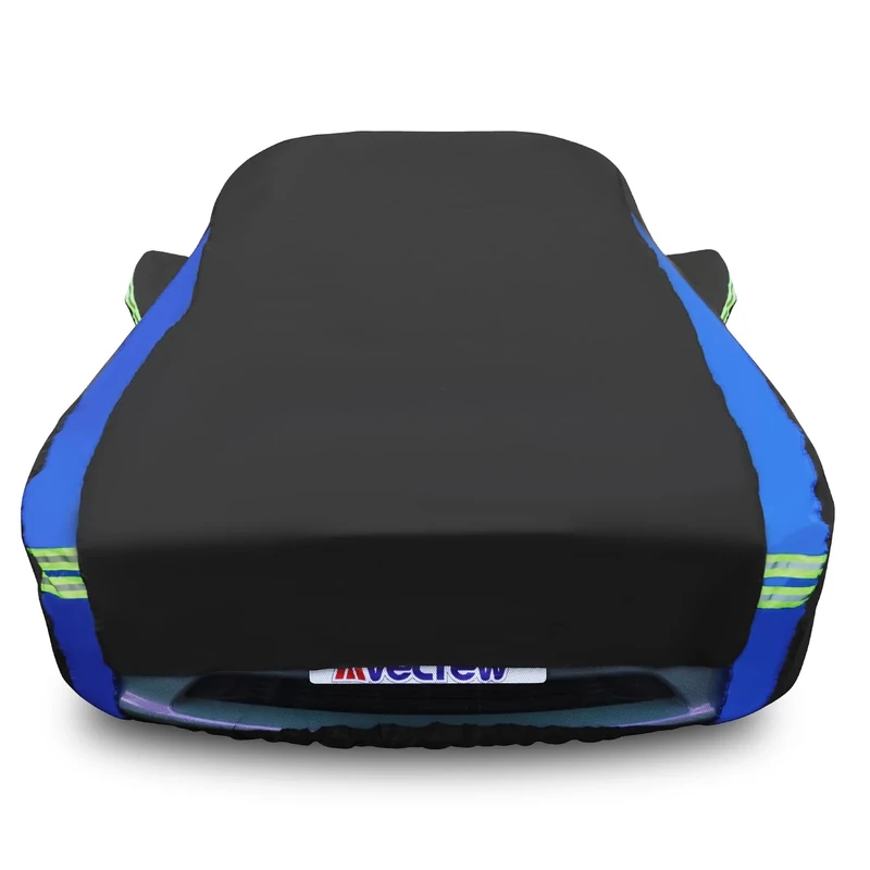 Avecrew Car Cover for Tesla Model Y, Custom Fit Full Exterior Cover with Charging Port and Breathable Ventilation Mesh, Waterproof All Weather Outdoor Rain Snow Sun Protection Cover