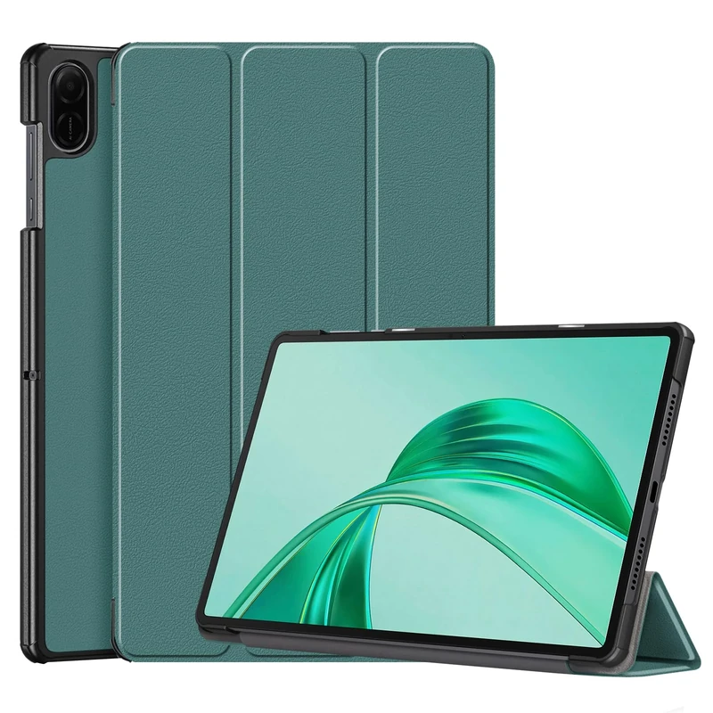 ATOOZ Case for Honor Pad X8a 11-inch 2024 Tablet, Ultra Thin Hard Back Case with Stand Protective Folio Cover for 11" Honor Tablet X8a (Dark Green)