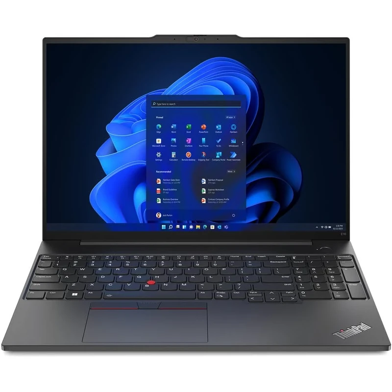 Lenovo ThinkPad E16 Gen 1 2023 Business Laptop 16" WUXGA IPS Touchscreen 8-Core AMD Ryzen 7 7730U 16GB DDR4 512GB SSD Radeon Graphics Wi-Fi 6 Backlit Keyboard Fingerprint Win11 Pro w/ONT 32GB USB