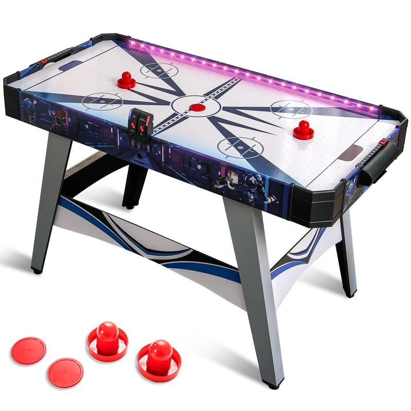 GYMAX Air Hockey Table, 54 Inches Table Top Air Hockey Game
