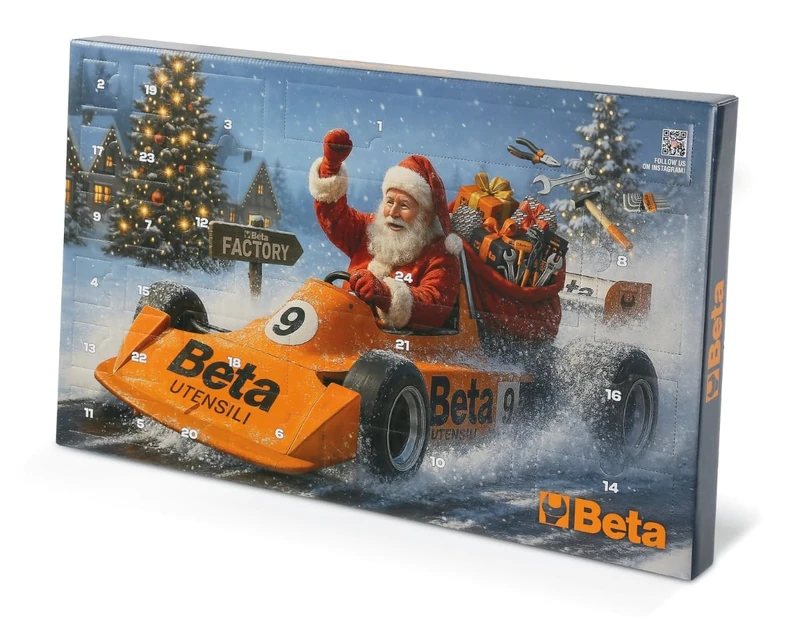 Beta 9920 CA/24-4 Advent Calendar 2024 with 24 Piece Beta Tool Set, Christmas Gift Idea 2024