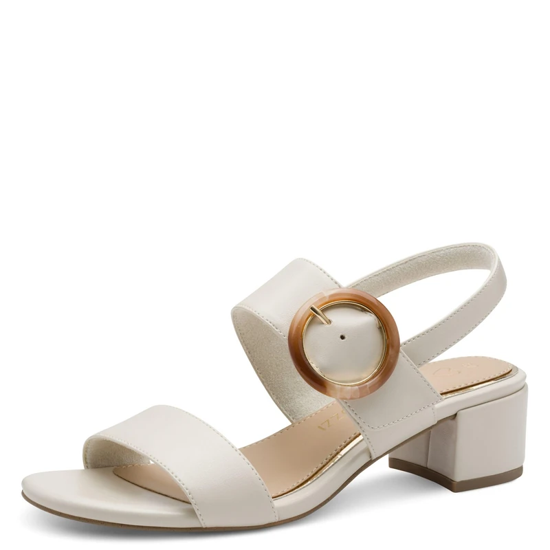 MARCO TOZZI Women's 2-28219-44 Heeled Sandals, Cream, 40 EU, cream, 8 UK