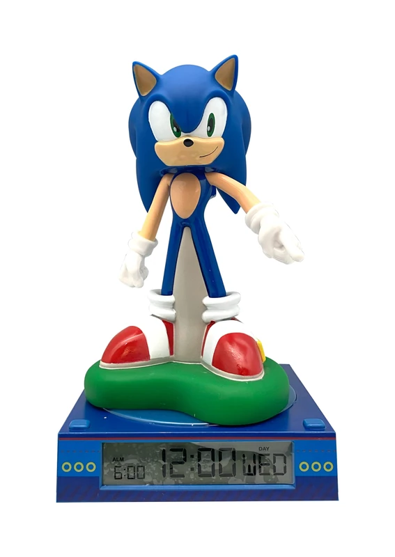 Kids Licensing - Children's 3D Sonic Lamp, Night Light, Baby Decoration, Ideal for Gift