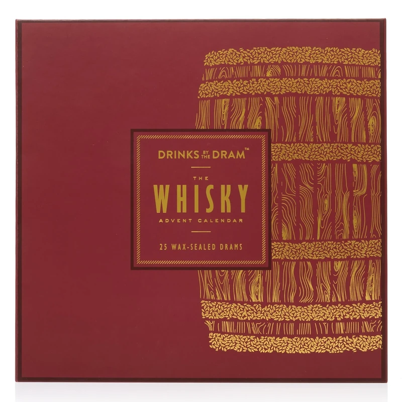Drinks by the Dram Whisky Advent Calendar - 25 x 3cl Wax-Sealed Drams of Handpicked Whisky - Adult Advent Calendar 2024 for Men and Women