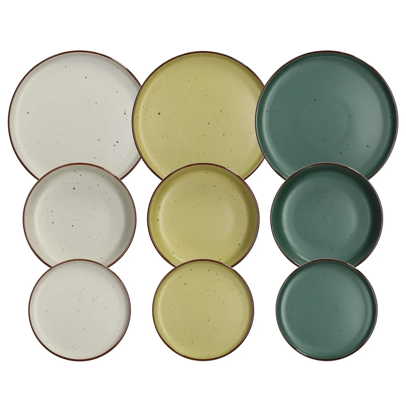 Tognana Ardenne 18-Piece Dinner Set for 6 People, Stoneware, Multi-Colour