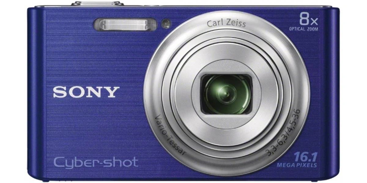 Sony DSC-W730 Compact Digital Camera 16.1 Megapixels 81x Zoom Blue (Renewed)
