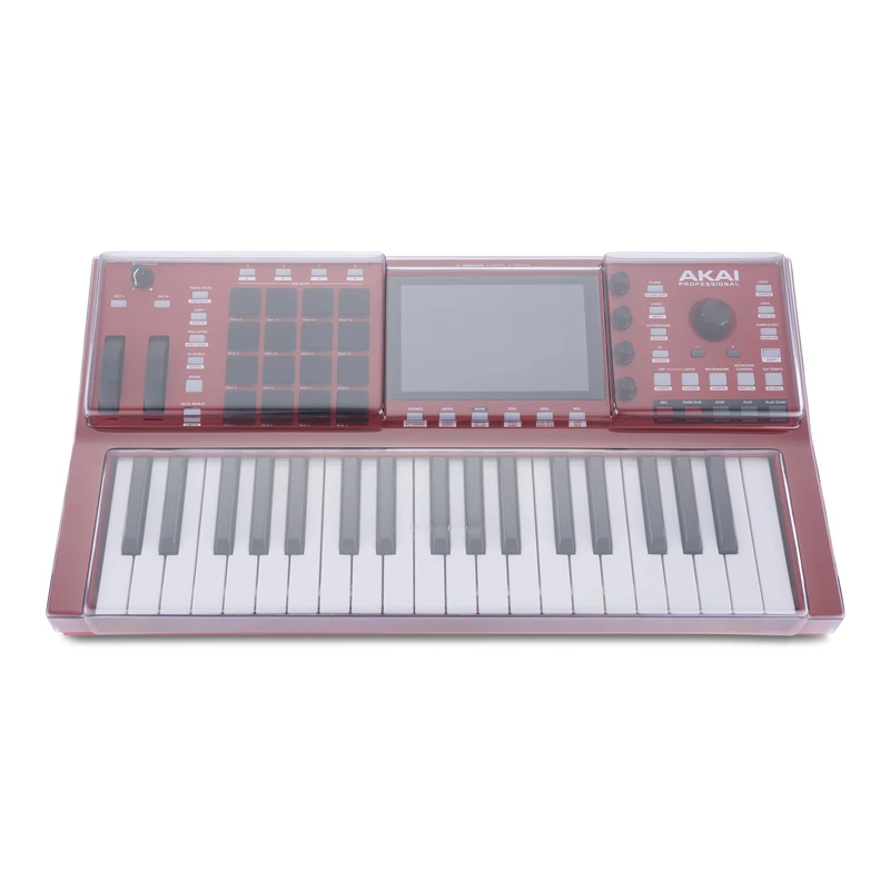 Decksaver Cover for Akai MPC Key 37 - Super-Durable Polycarbonate Protective lid in Smoked Clear Colour, Made in The UK - The Producers' Choice for Unbeatable Protection