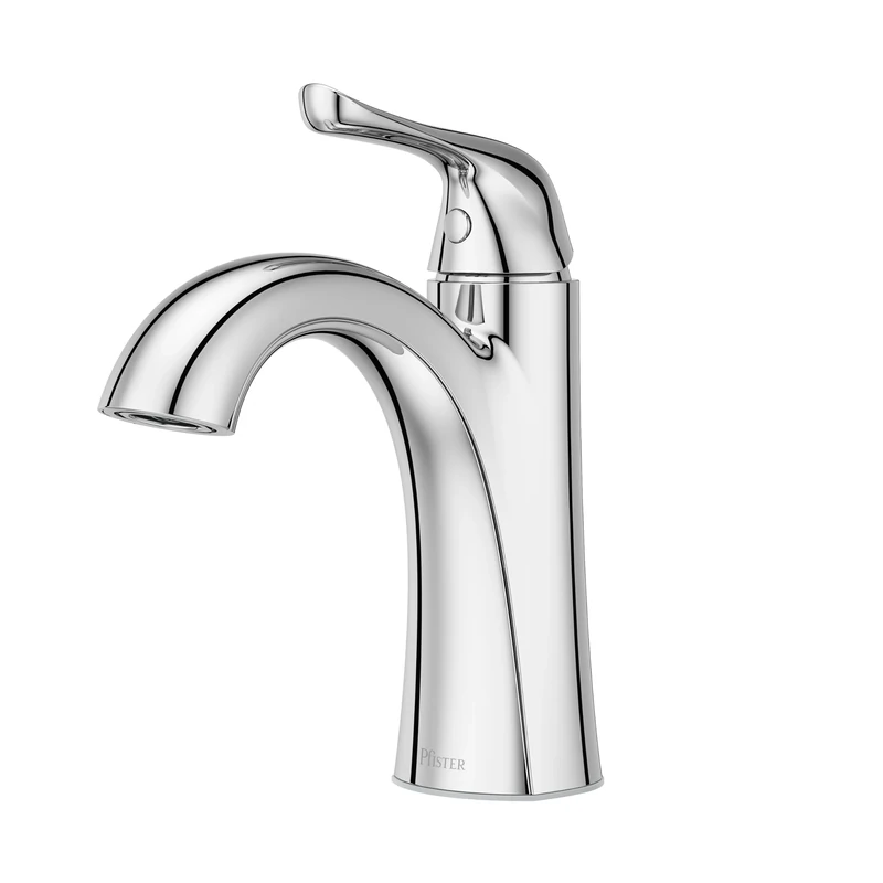 Pfister Willa Bathroom Sink Faucet, Single Control, 1-Handle, Single Hole, Polished Chrome Finish, LF042MALCC