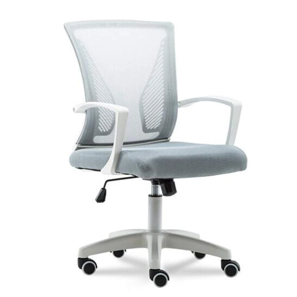 ASBEQUZBE Office Chair,Chairs Mesh Ergonomic Design, Swivel Tilt Nylon Base Adjustable Height Lift Home Office Work Backrest Seat (A) Stabilize