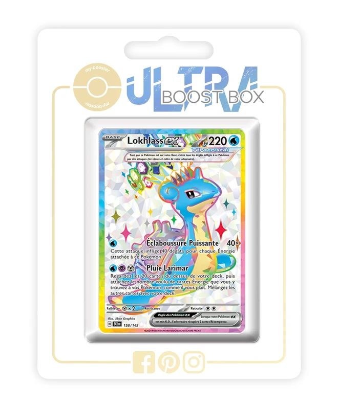Ho-Oh 001/025 Holo - my-booster X Épée et Bouclier - Célébrations - 25 ans - Box of 10 Pokemon French Cards