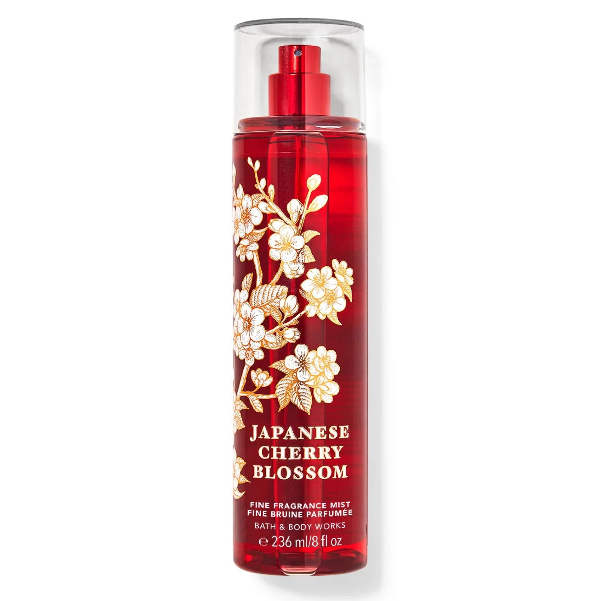 Japanese Cherry Blossom Fine Fragrance Mist - 8 fl oz (236 mL) | Classic Floral Scent with Asian Pear & Sandalwood | Long-Lasting Body Spray for Women