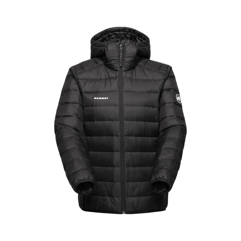Mammut Crag IN Hooded Jacket Women | Outdoor Puffer Coat, For Winter & Cold Weather, Insulated | Black, L
