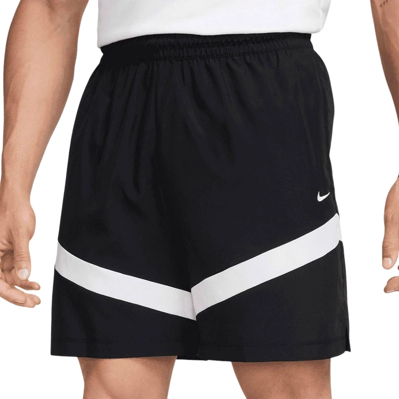Nike Men's Dri-Fit Woven ICON 6IN STF Shorts, Black/Black/White/(White), XL