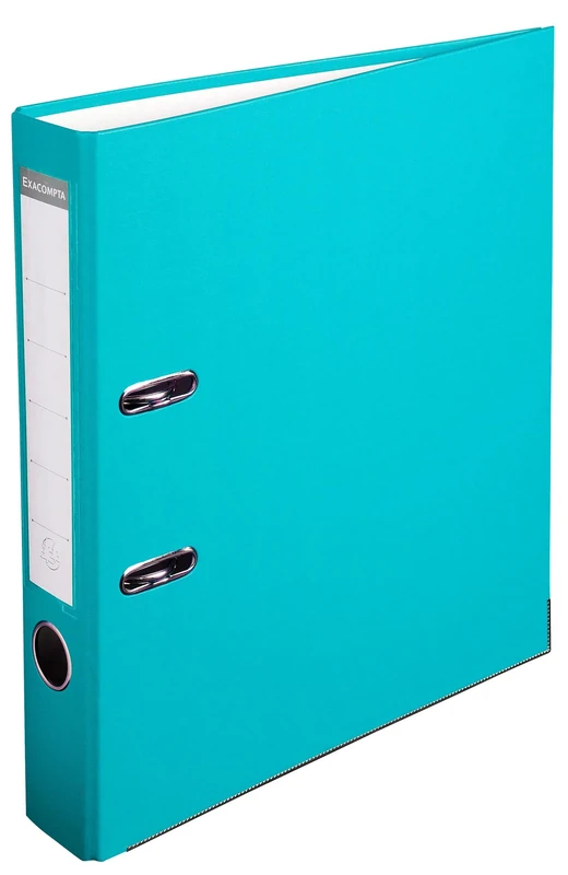 Exacompta - Ref 915413B - Box of 20 A4 Lever Arch Files - 50mm Spine - 50mm Mechanical - External Dimensions: 32x29cm - A4 File Format - Light Green