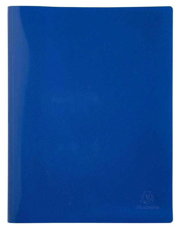 Exacompta - Ref 88182E - Cardboard of 12 Recycled PP Semi-Rigid BeeBlue 60 Sheets - A4 - Navy Blue