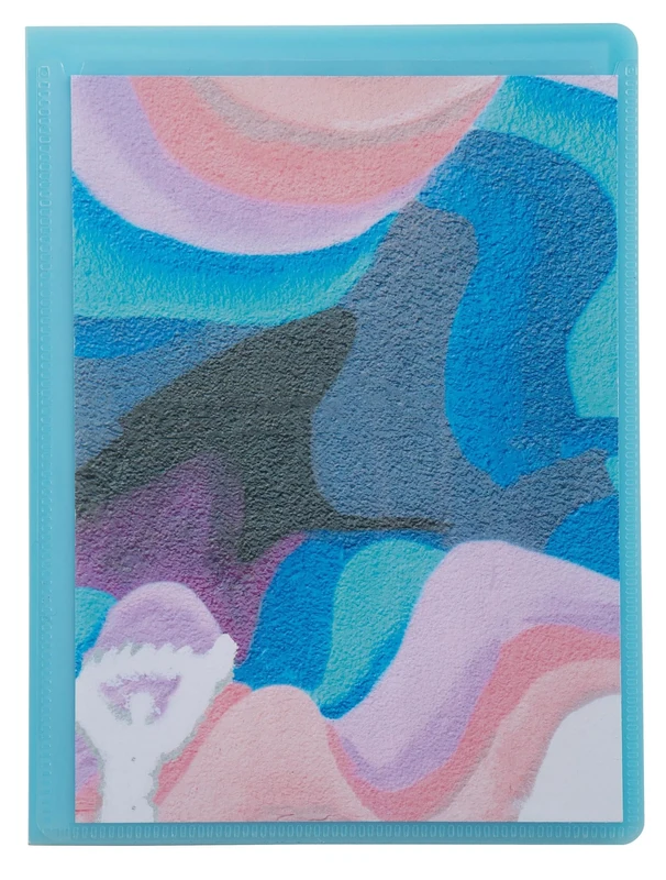 Exacompta - Ref 5809E - Box of 20 Kreacover Pastel Pocket Document Protectors - 20 Smooth Crystal Pockets - 40 Views - Size 12.5x16.5cm - semi-Rigid Polypropylene Cover - Assorted Colours