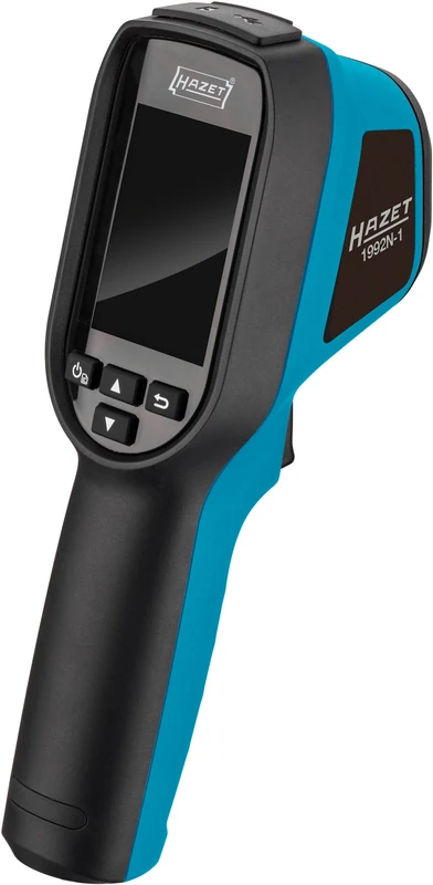 HAZET Thermal Imaging Camera 1992N-1, 160 x 120 Pixel IR Resolution, 2.4 Inch LCD, Measuring Accuracy 2 Degrees, 6 Colour Palettes, 8 Hours Battery Life, Ideal for Air Conditioning, Heating and