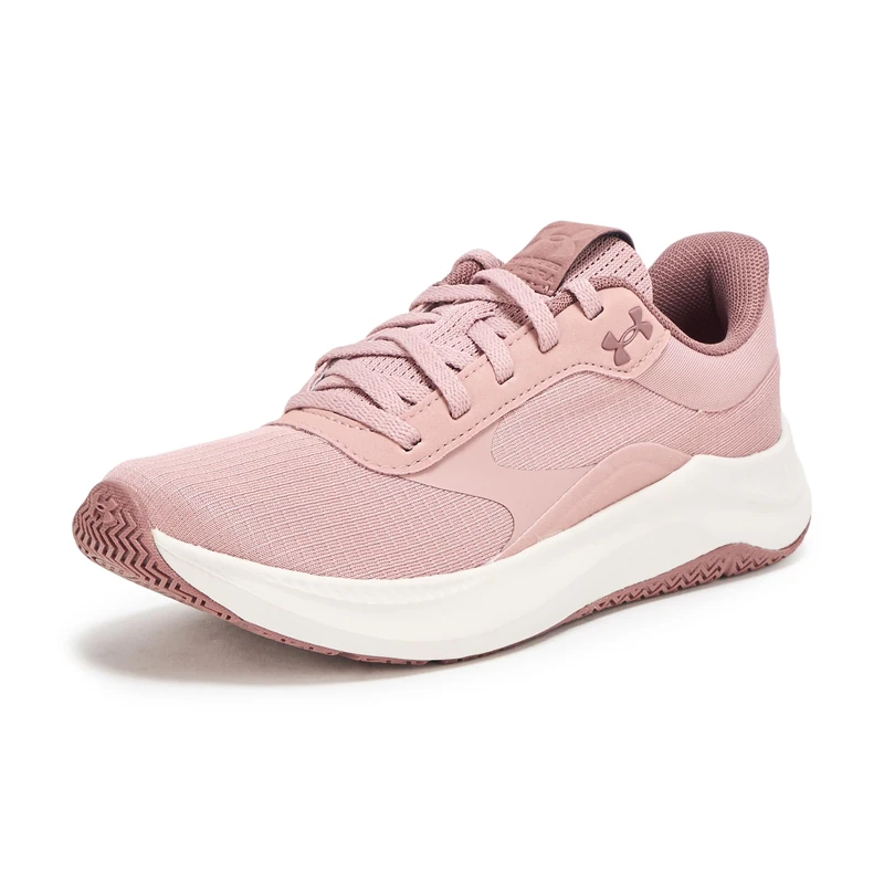 UA W Aurora 3 - Tourmaline Pink/Summit White/Maroon Mist - 6