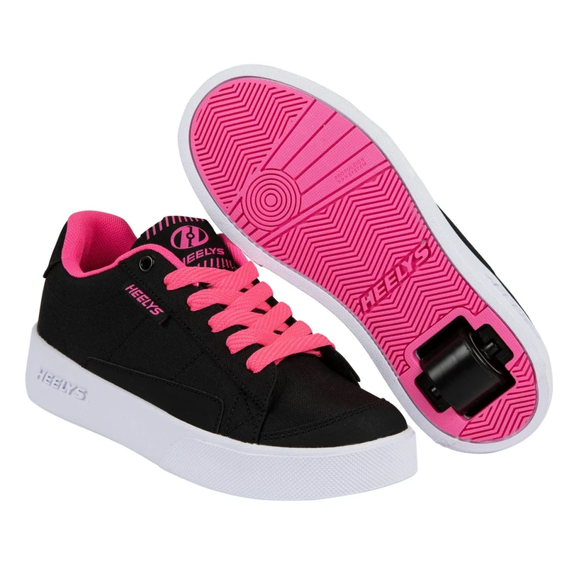 Heelys Digilo Nylon (HE01017060) Shoe, Black/Pink, 12