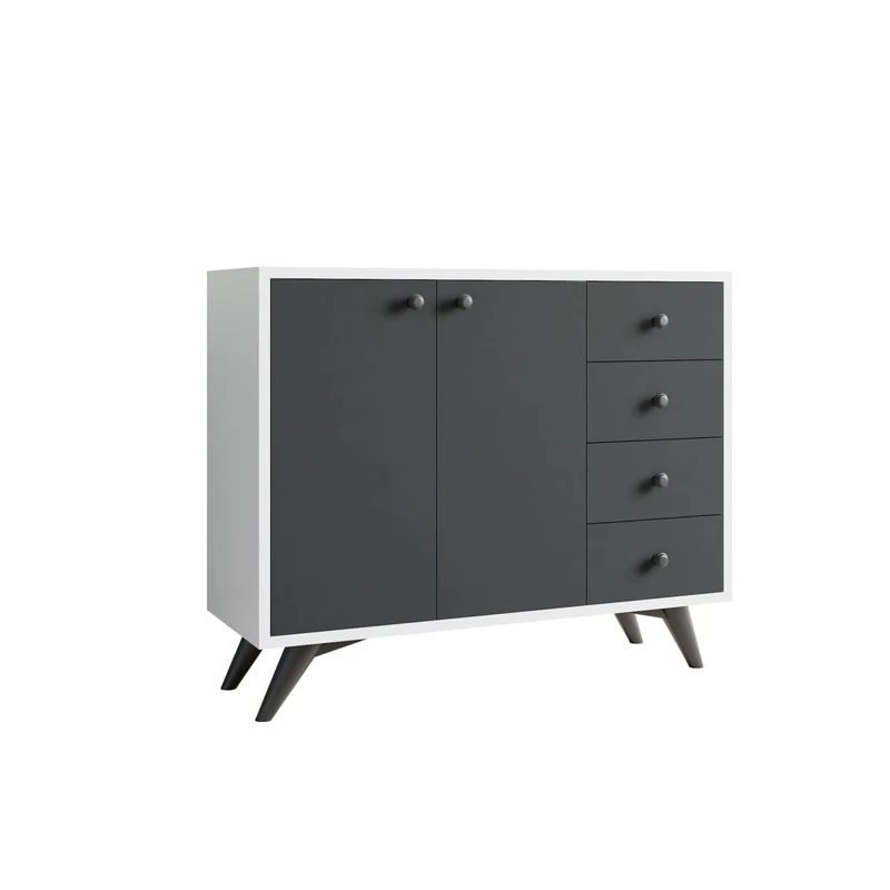 Hanah Home Multi Purpose Cabinet, 100% MELAMINE COATED PARTICLE BOARD, One Size - Image 1