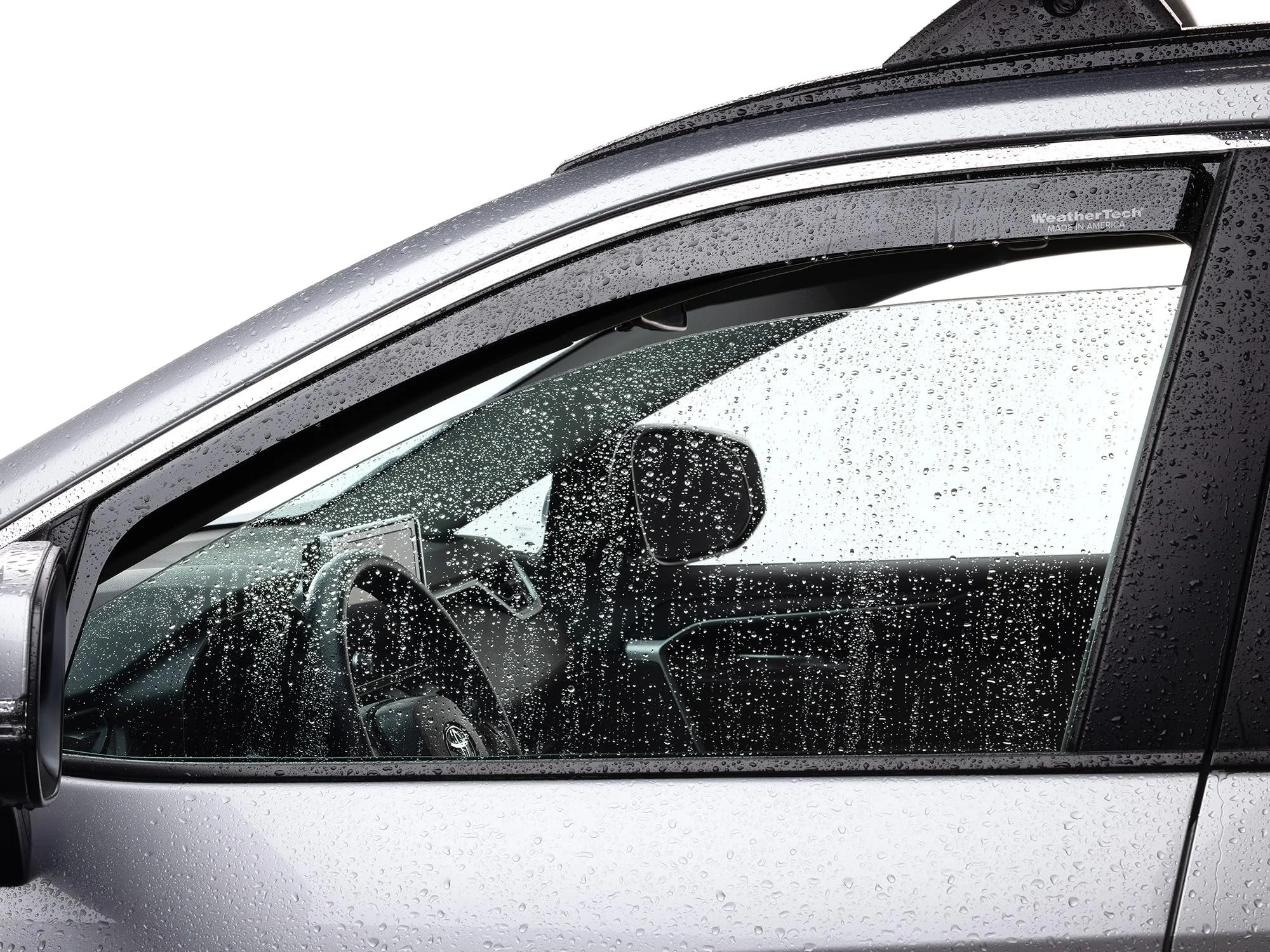 WeatherTech Side Window Deflectors for 2011-2020 Toyota Sienna - Black, Modern Style, In-Channel Installation, Compatible with Van