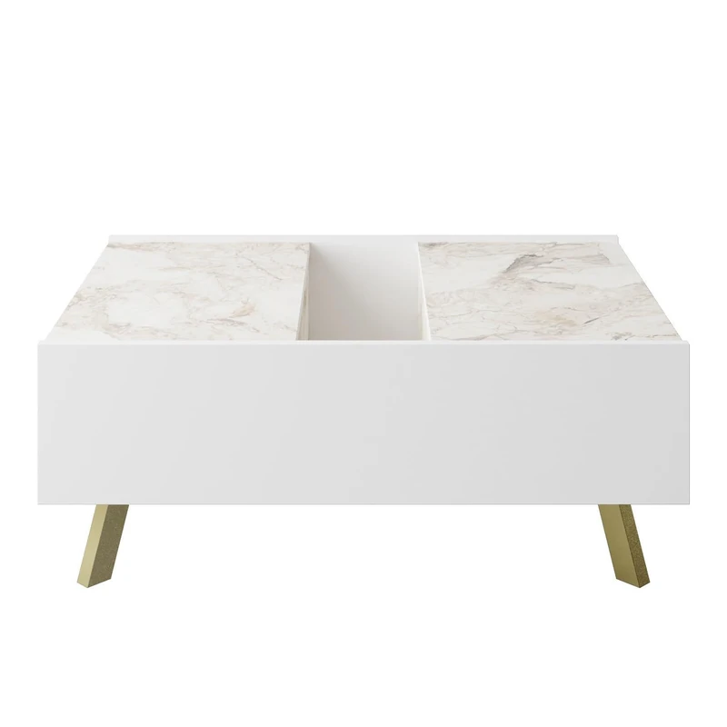Hanah Home Coffee Table, 100% MELAMINE COATED PARTICLE BOARD, One Size - Image 1