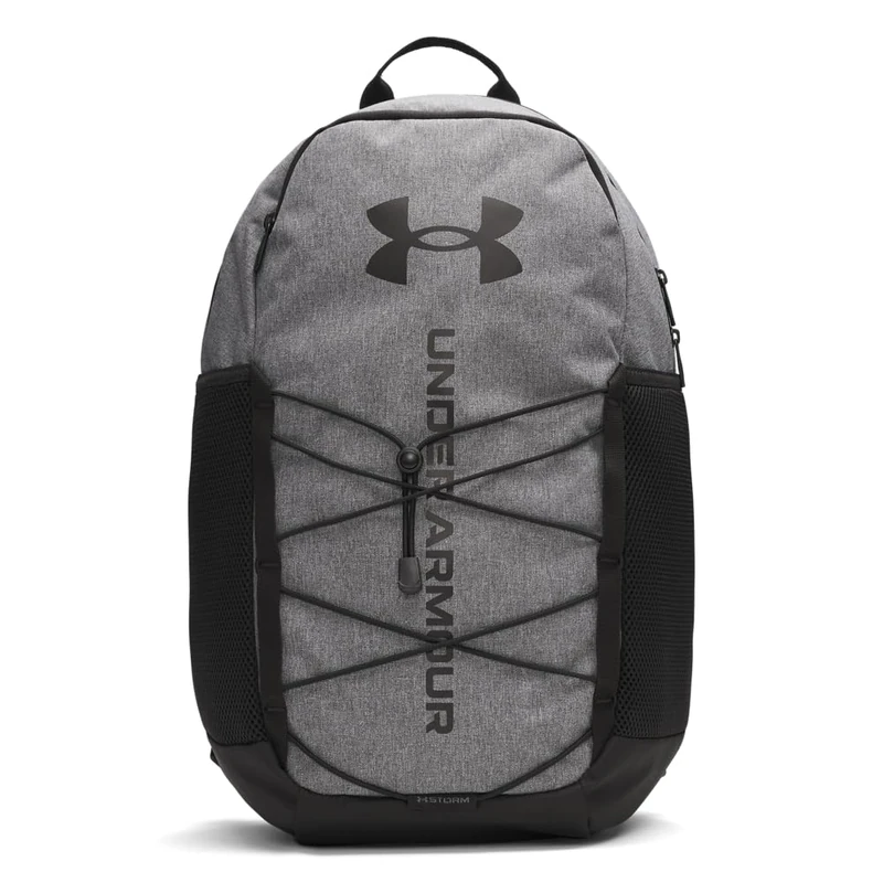 Under Armour Unisex Hustle Sport 6.0 Backpack, Water-Repellent Gym Backpack for Sports and Athletics, Sports Bag with Durable Coated Bottom,Castlerock/Black/Black,OSFM - Image 1