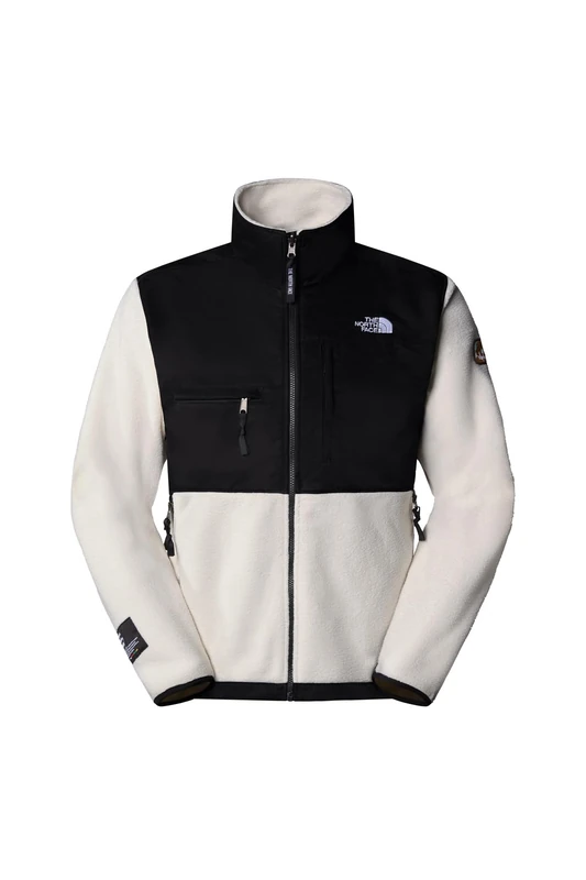 The North Face Men's Retro Denali Jacket, White Dune/Tnf Black Tn, XL