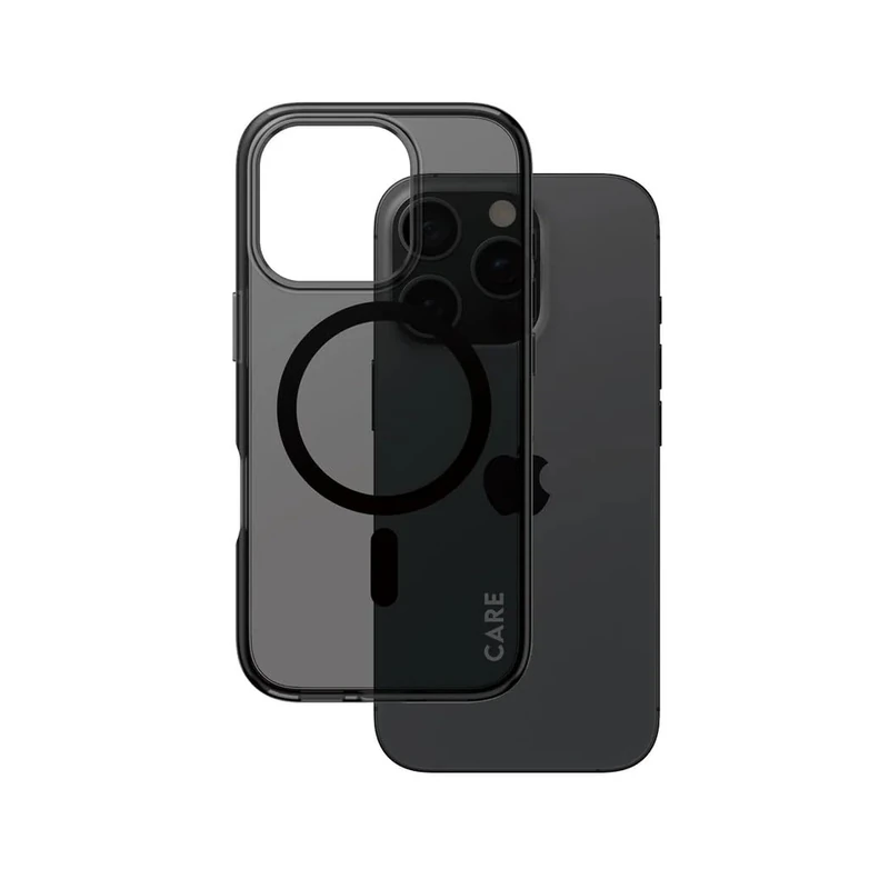 PanzerGlass CARE Flagship Smokey iPhone 16 Pro black - Image 1