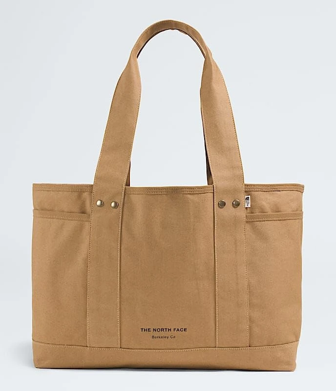 The North Face Unisex Circular Cotton 10 L Tote Bag, Utility Brown - Image 1