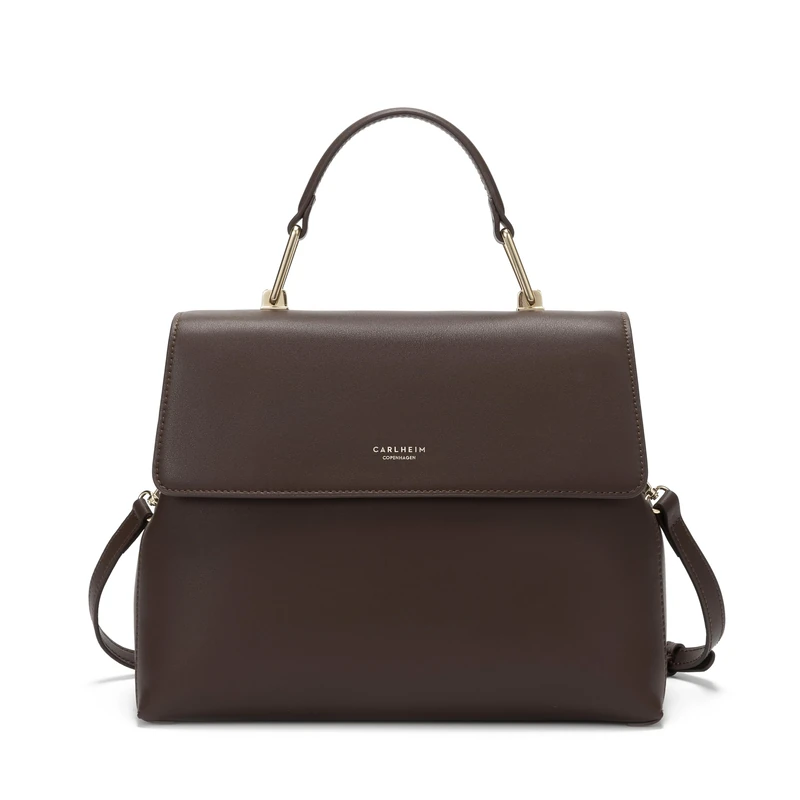 Carlheim Women Sophia Leather Handbag (Brown) Sling Bag, Medium