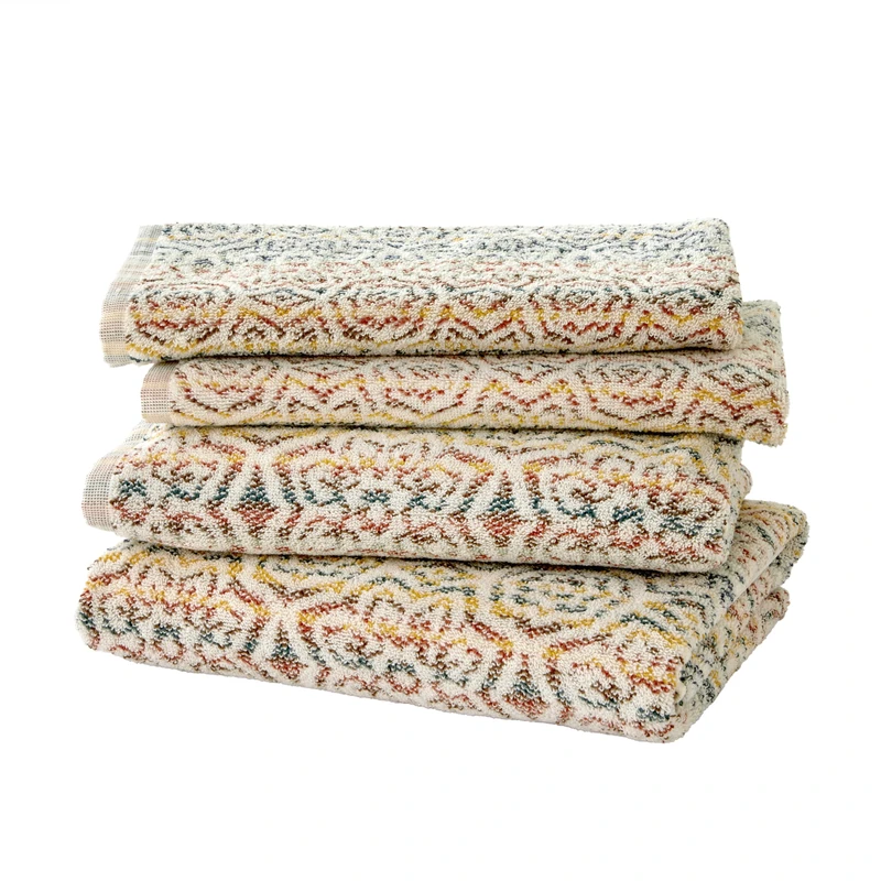 SKL Home Rhapsody 2 Bath, 2 Hand Towel Set, Spice