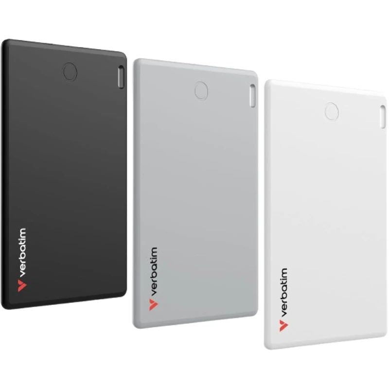 MYFCR-03BSW My Finder Card Bluetooth Item Finder 3 Pack Black/Silver/White