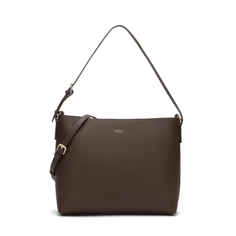 Carlheim Women Victoria Leather Handbag (Brown) Sling Bag, Medium